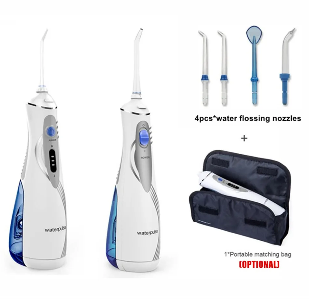 Battery Oral Irrigator Portable Rechargeable Li-ion Battery Dental Cleaning Device Oral Hygiene Tools Teeth Cleaning Brush_