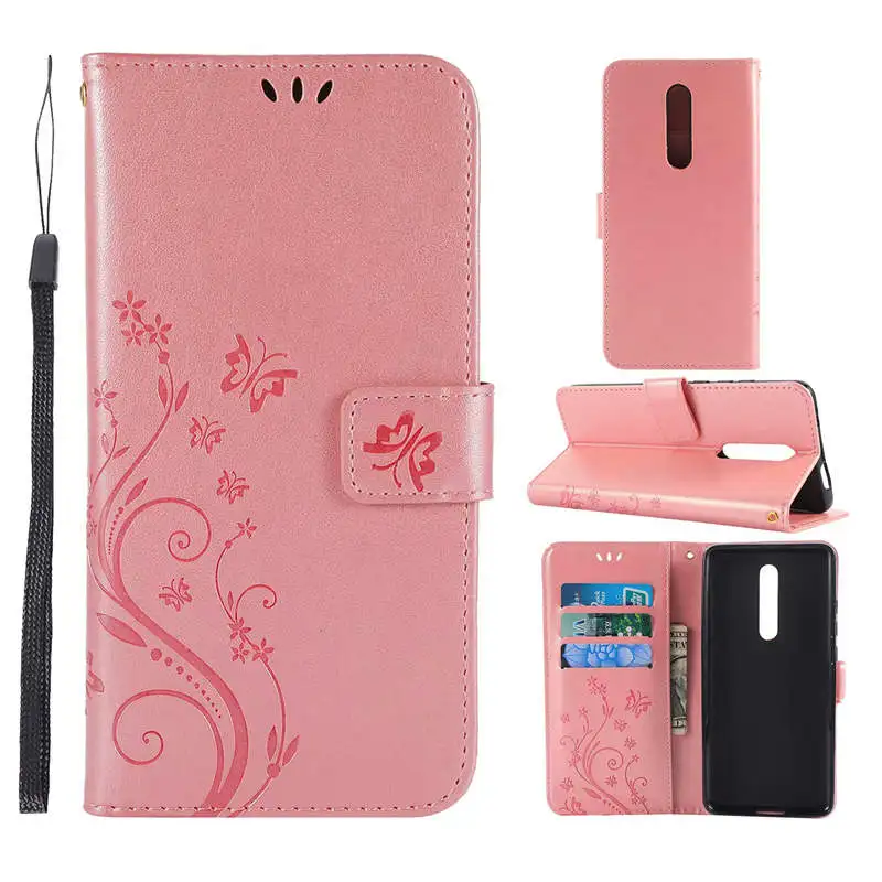 Тисненая Бабочка Премиум PU кожаный флип-бумажник чехол для Xiaomi Redmi K20 узорная подставка держатель карт Телефон Капа Coque