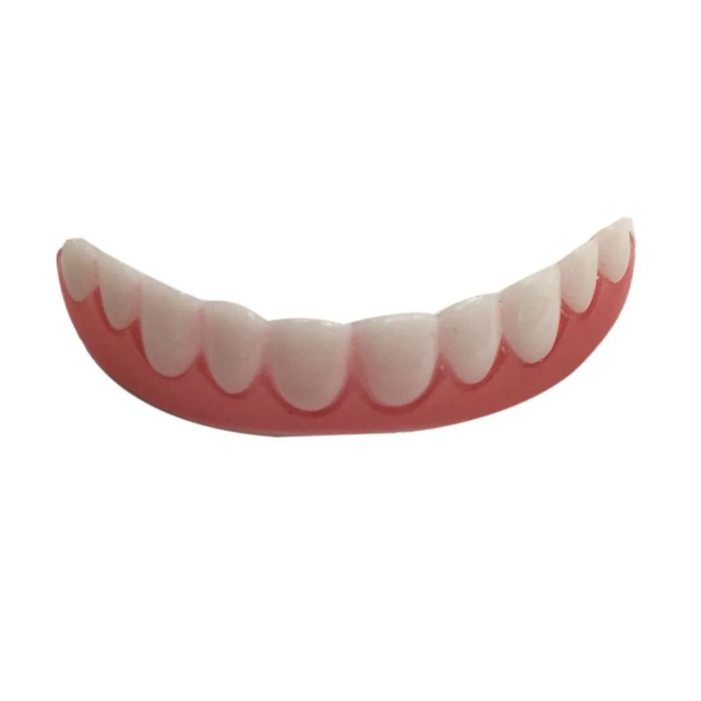 Натуральные силиконовые виниры Perfect Smile для мужчин и женщин, косметические виниры для ухода за зубами, инструмент для отбеливания зубов