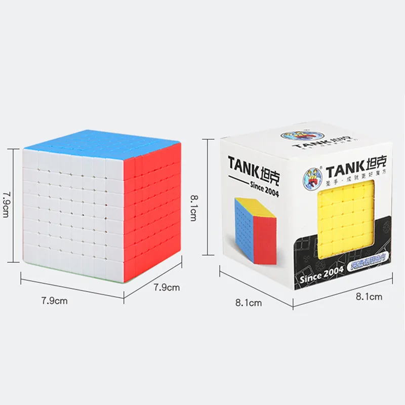 SHENGSHOU Танк 8x8x8 куб профессиональный соревновательный скоростной куб детские забавные Развивающие игрушки Праздничные подарки