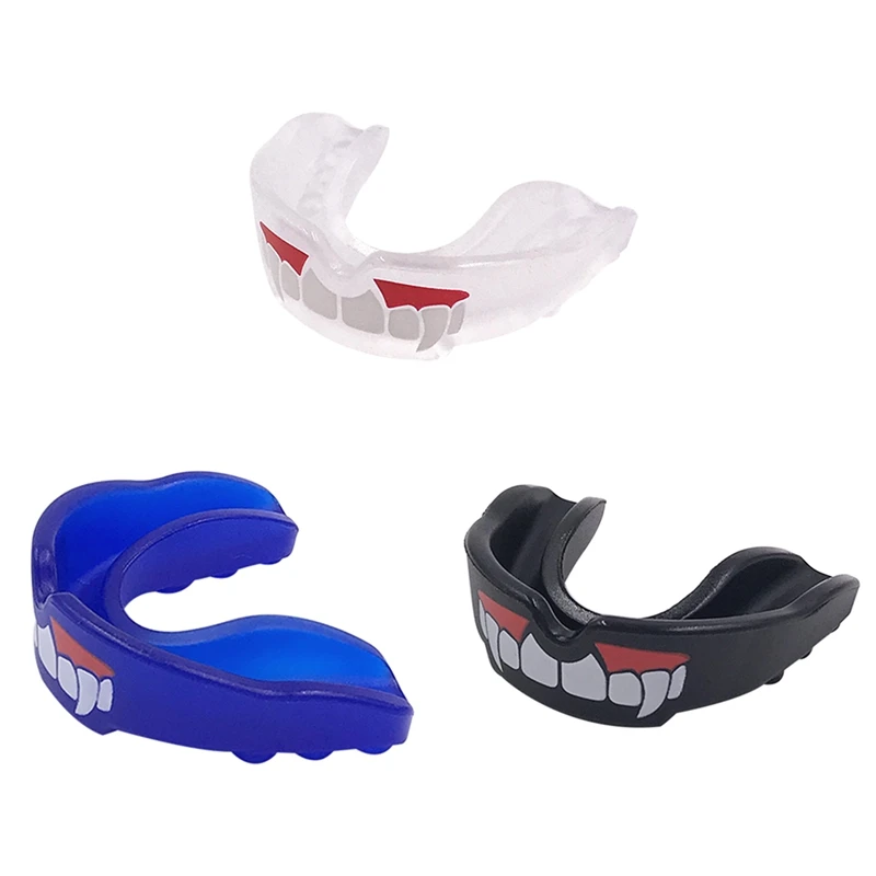 Каппа для бокса Bucktooth с узорами, для хранения пищевых продуктов EVA оральные зубы защитные боксерские футбольные тренировочные аксессуары