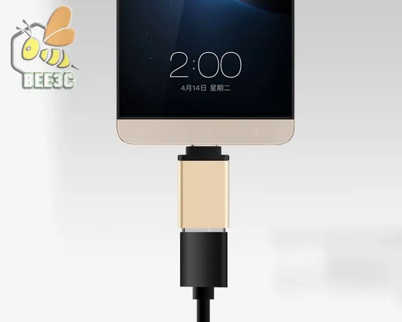 C штекерным Femal металл usb c Тип-C Тип c мужчина к USB 3.0 Женский адаптер конвертер OTG для MacBook супер книга zuk Huawei 500