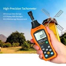 Digital Tachometer Handheld Contact Motor Tachometer LCD Speedometer Tach RPM Meter Contact-type Digital Tachometer 50~19999rpm uni t ut373 handheld lcd digital tachometer speedometer tach meter measuring rang 0 99999 count