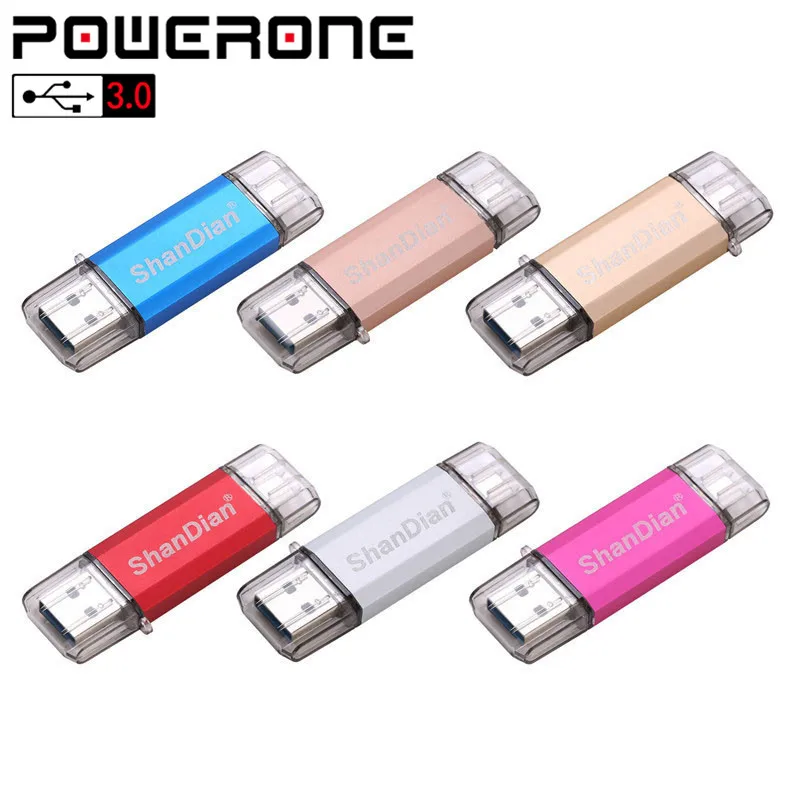 

Powerone Metal Custom LOGO USB 3.1 Type-C 3.1 usb flash drive 3.0 64GB Pendrive 32GB memory Stick 16GB for Phones wholesale