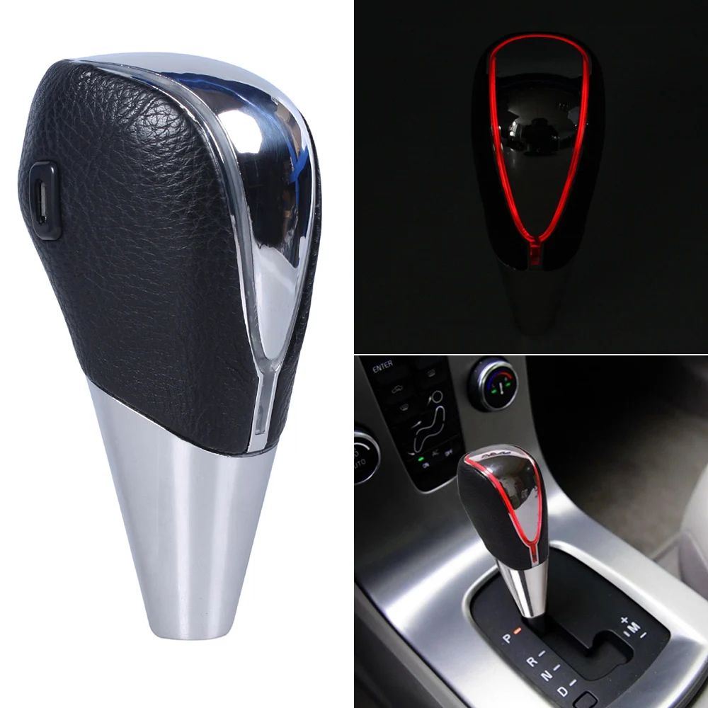 Red LED Light Auto Gear Shift Knob 110mm Touch Activated Backlight Gear