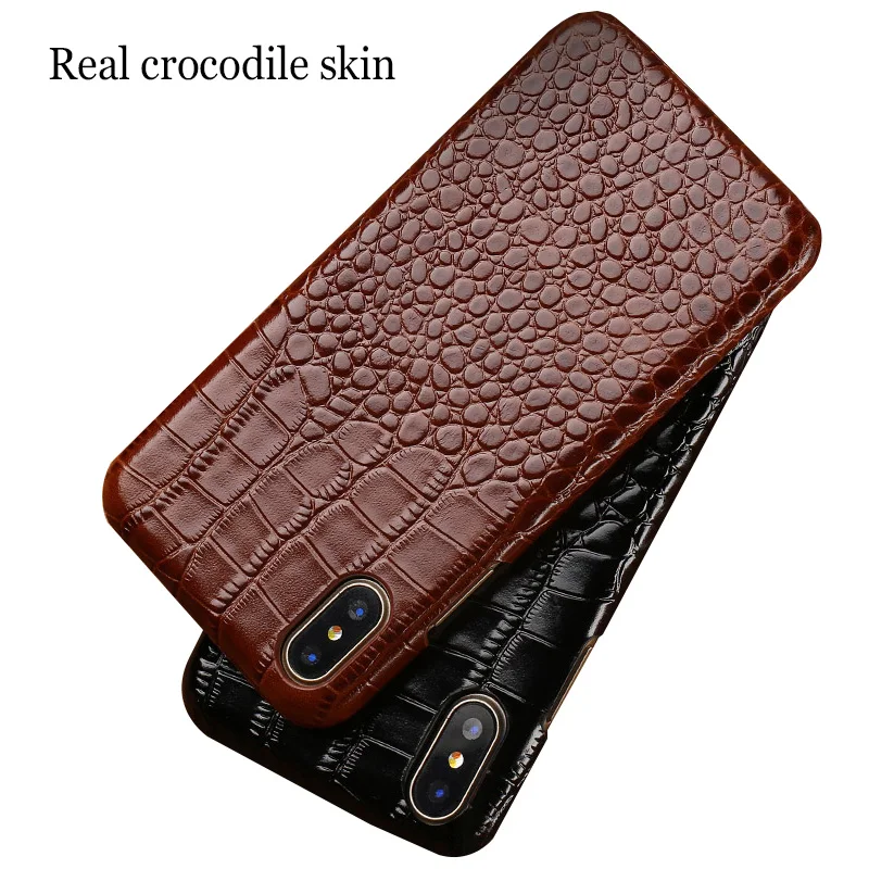 

Leather anti-fall phone case for Sony XZ2 premium crocodile business case for Sony XA2 XA1 luxury fashion protective case