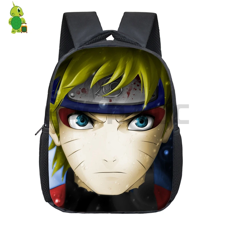 Anime Naruto Backpack Kids Baby Toddler School Bags Cartoon Naruto Sasuke Kakashi Kindergarten Backpacks Children Best Gift - Цвет: 2