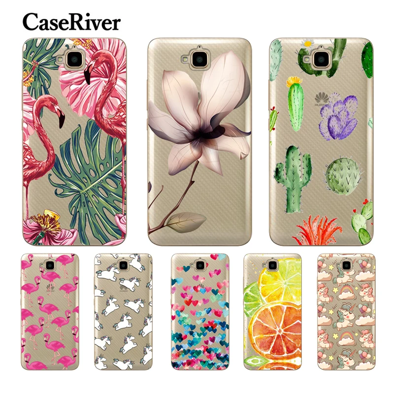 

CaseRiver Soft Silicone Huawei Honor 4C Pro Case Cover Honor 4C Pro Case Cover Cute Painting Huawei Y6 Pro Case TIT-L01 TIT-TL00