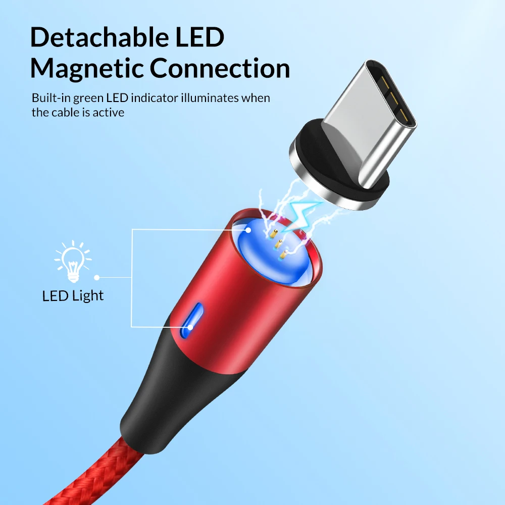 TOPK AM60 3A Magnetic USB Cable Fast Charging Micro USB Type C Cable for xiaomi redmi note 7 samsung s9 huawei for iPhone Xs Max TOPK AM60 3A Magnetic USB Cable Fast Charging Micro USB Type C Cable for xiaomi redmi note 7 samsung s9 huawei for iPhone Xs Max