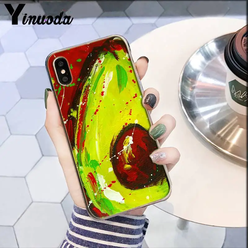 Yinuoda авокадо пищевой узор ТПУ чехол для телефона чехол для iPhone 8 7 6 6S Plus X XS MAX 5 5S SE XR 10 чехол 11 11pro 11promax