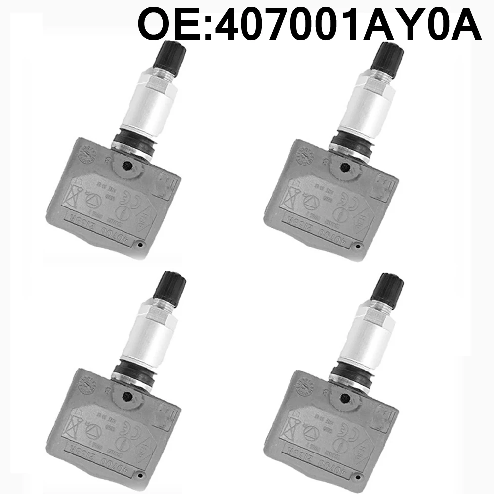 Car TPMS Tire Pressure Monitor Sensor System 4X 433MHz For infiniti nissan renault RENAULT 40700-2138R 407002138R 8200086582