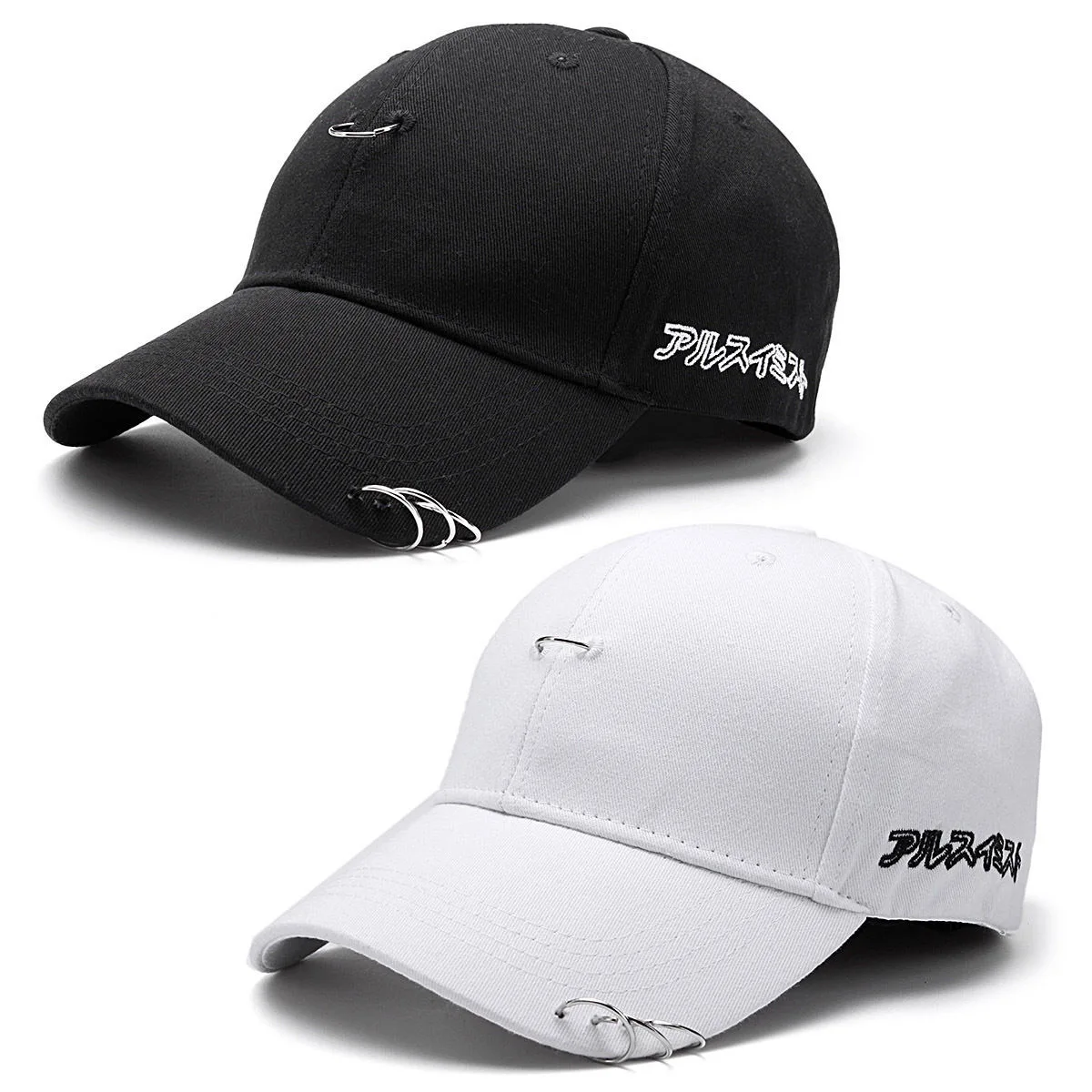 

Unisex UV Protection Baseball Hat Adjustable Ring Hip Hop Curved Strapback Baseball Snapback Cap US#V