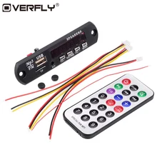 Sobrevoar 12 v MP3 WAV WMA Sem Fio Bluetooth Módulo De Áudio Do Decodificador Bordo USB SD TF Rádio Para Carro Acessórios Modelo JQ-D016BT-B