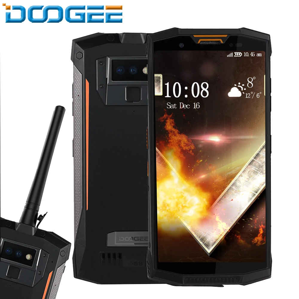 DOOGEE S80 5.99Inch IPS Octa-core Android 8.1 4G DSDS Mobilephone Smartphone NFC IP68 6G RAM 64G ROM 10080mAh Battery Cellphone