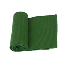 Осенне-зимняя хлопковая трикотажная ткань, хлопковая эластичная трикотажная ткань для шитья куртки, пуховые манжеты, подол, воротник