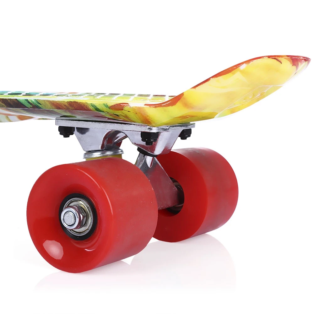 Роликовая доска Longboard 22 дюймов с рисунком четырехколесная ПП доска Deck дети и взрослые развлечения дропшиппинг