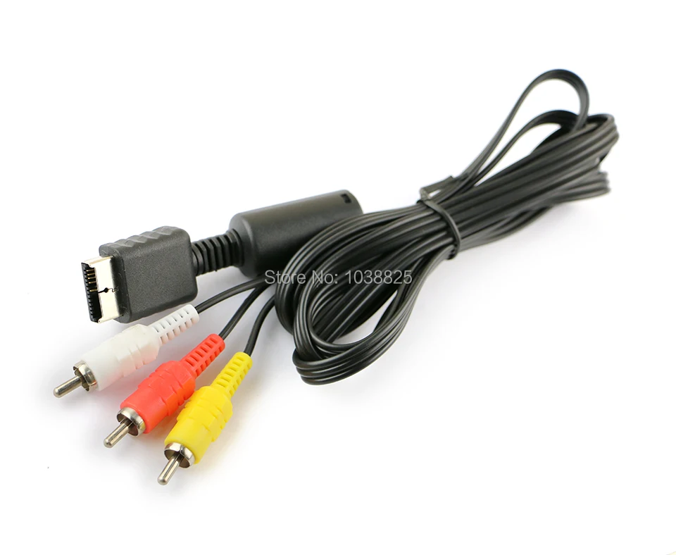 1.8m 6FTAudio Video AV Cable to RCA for PS2 PS3 For PlayStation SYSTEM Cable for PS2 Game Console TV Monitor