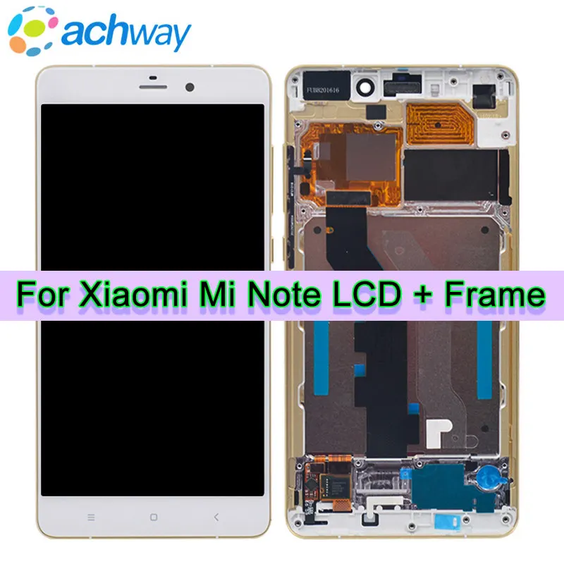 

5.7" FHD Xiaomi Mi Note Pro LCD Display With Touch Screen Digitizer Assembly 2560x1440 Xiaomi Mi Note Pro LCD Replacement Parts