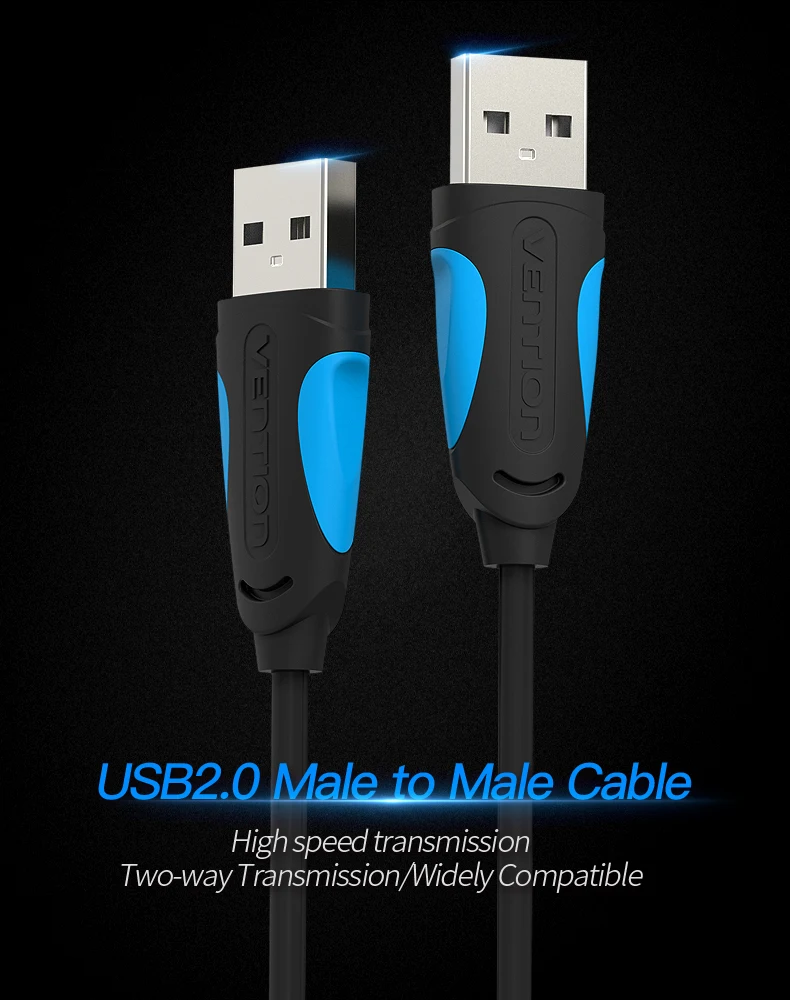 Vention USB кабель-удлинитель 480 Мбит/с Высокая скорость передачи данных USB кабель удлинитель для радиатора автомобиля динамик HD Webcom