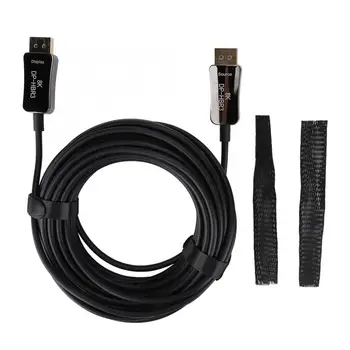 

58K 60HZ Computer Monitors DP Fiber Optic Cable Displayport Adapter Cable