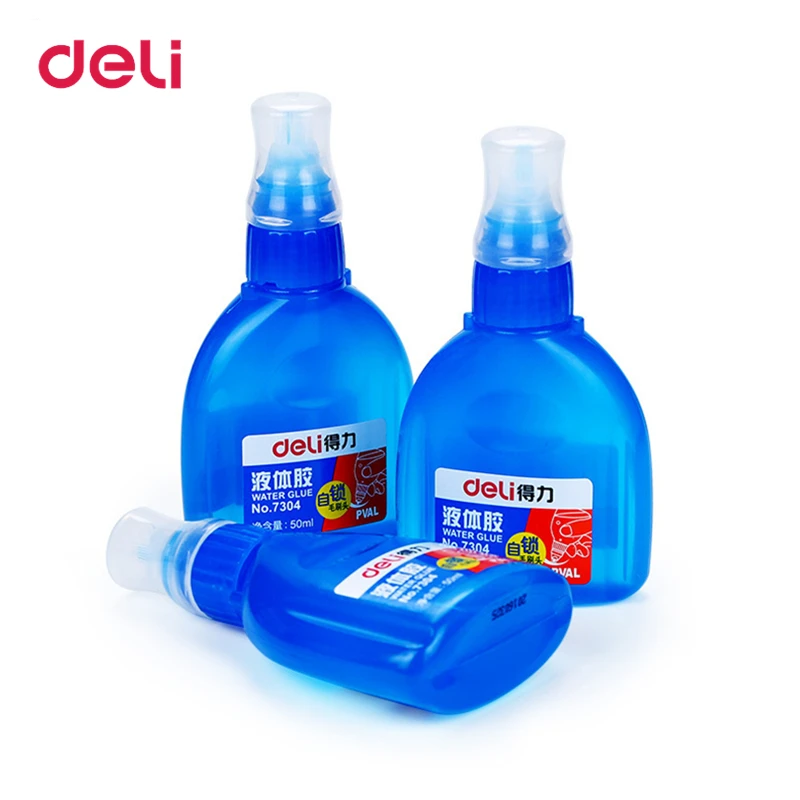 Deli 50ML Liquid Water Glue PVAL Superglue DIY Paper Crafts School