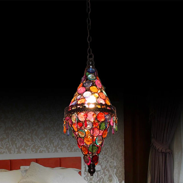 Small Tiffany Cone Colored Gl Pendant Lamp Mediterranean Mini Small Tiffany Cone Colored Gl Pendant Lamp Mediterranean Mini Light Antique Dining Room Shades