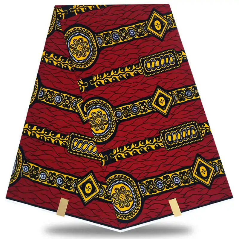 

Ankara African Wax Print Fabric 100% Cotton Print Lace Fabric 6 yards African Dutch Wax High Quality Dutch wax DSD08