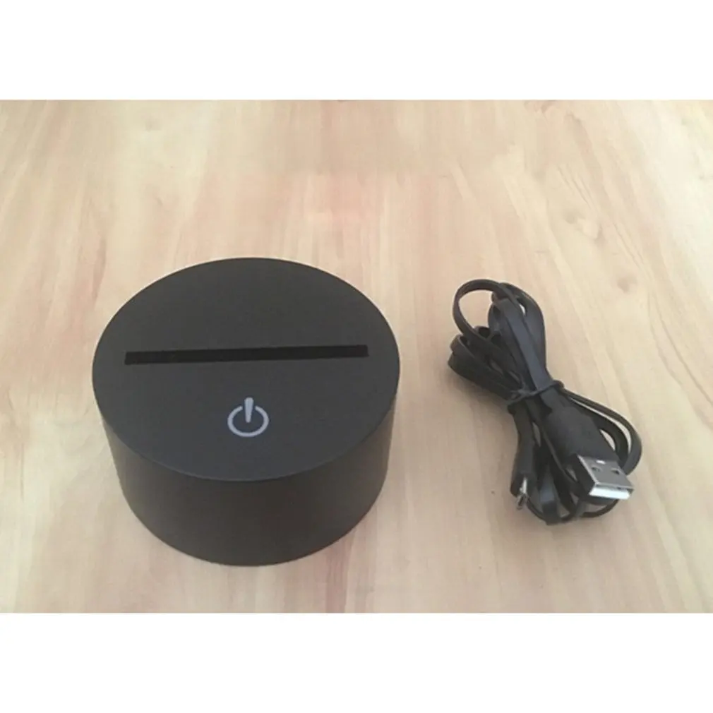 

Dinosaur 9 Colorful 3D Table Lamp Creative Touch Remote Control Desk Lamp Energy-Saving Led Illusion Lamp