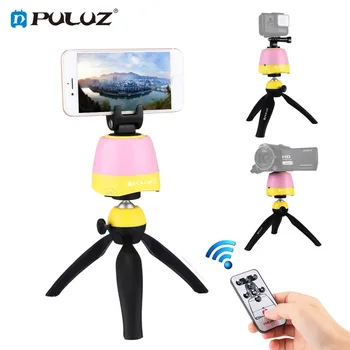 

PULUZ Electronic 360 Degree Rotation Panoramic Head + Tripod Cellphone Clamp Holder for Smartphones for GoPro hero DSLR Cameras