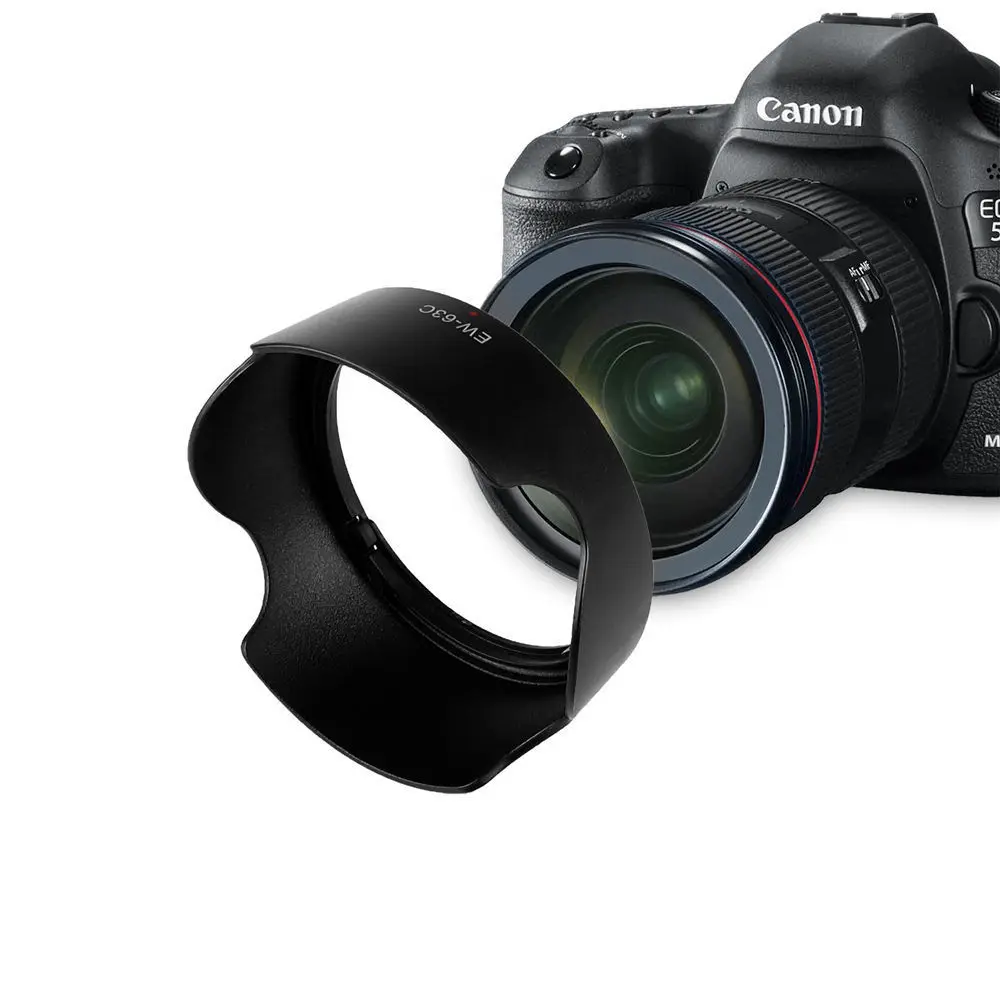 Ew63c Camera Lens Hood Mount For Canon Efs 1855mm F/3.55.6 Is Stm Camera Lens
