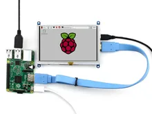 Modules Raspberry Pi LCD Display 5 inch HDMI LCD (B) (with clear case) Touch Screen Supports Raspberry Pi 3/2 B Banana Pi / Bana