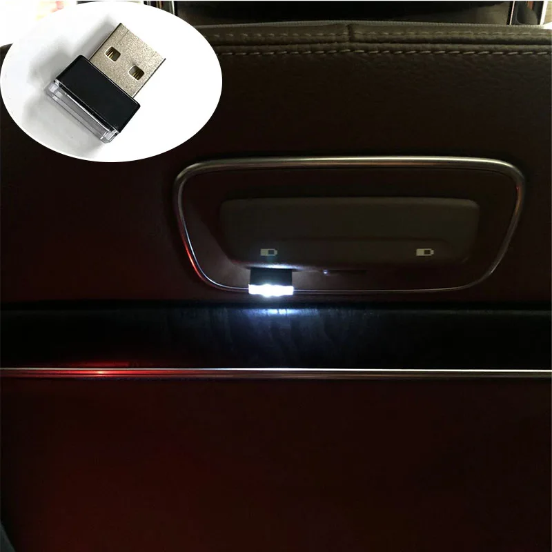 Автомобильные USB светодиодсветодиодный атмосферные огни для Chevrolet Volt Malibu Camaro Cobalt
