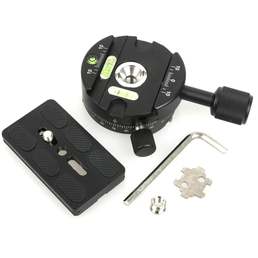 

360 Degree Panoramic Panorama Ball Head+Quick Release Plate for Camera Tripod Monopod