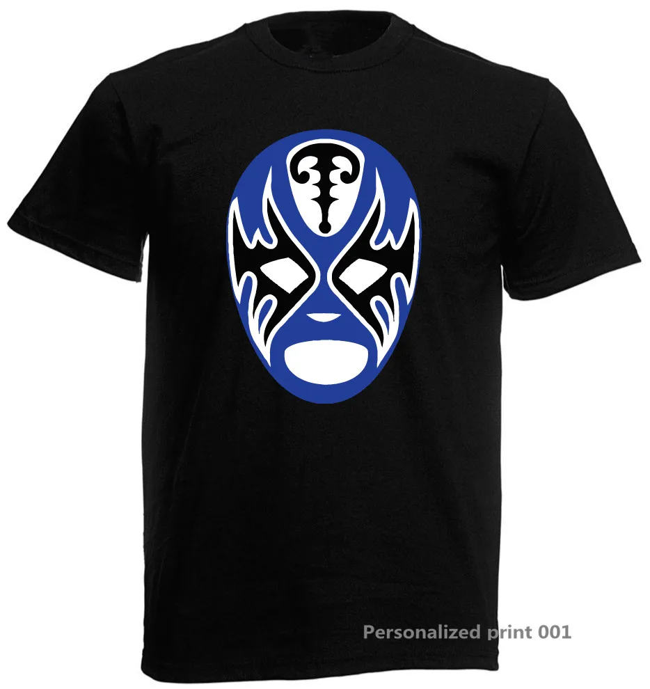 Модная хлопковая футболка Atlantis M/F-S-XXXL AAA cmll луча Либре njpw 100% хлопок короткий рукав