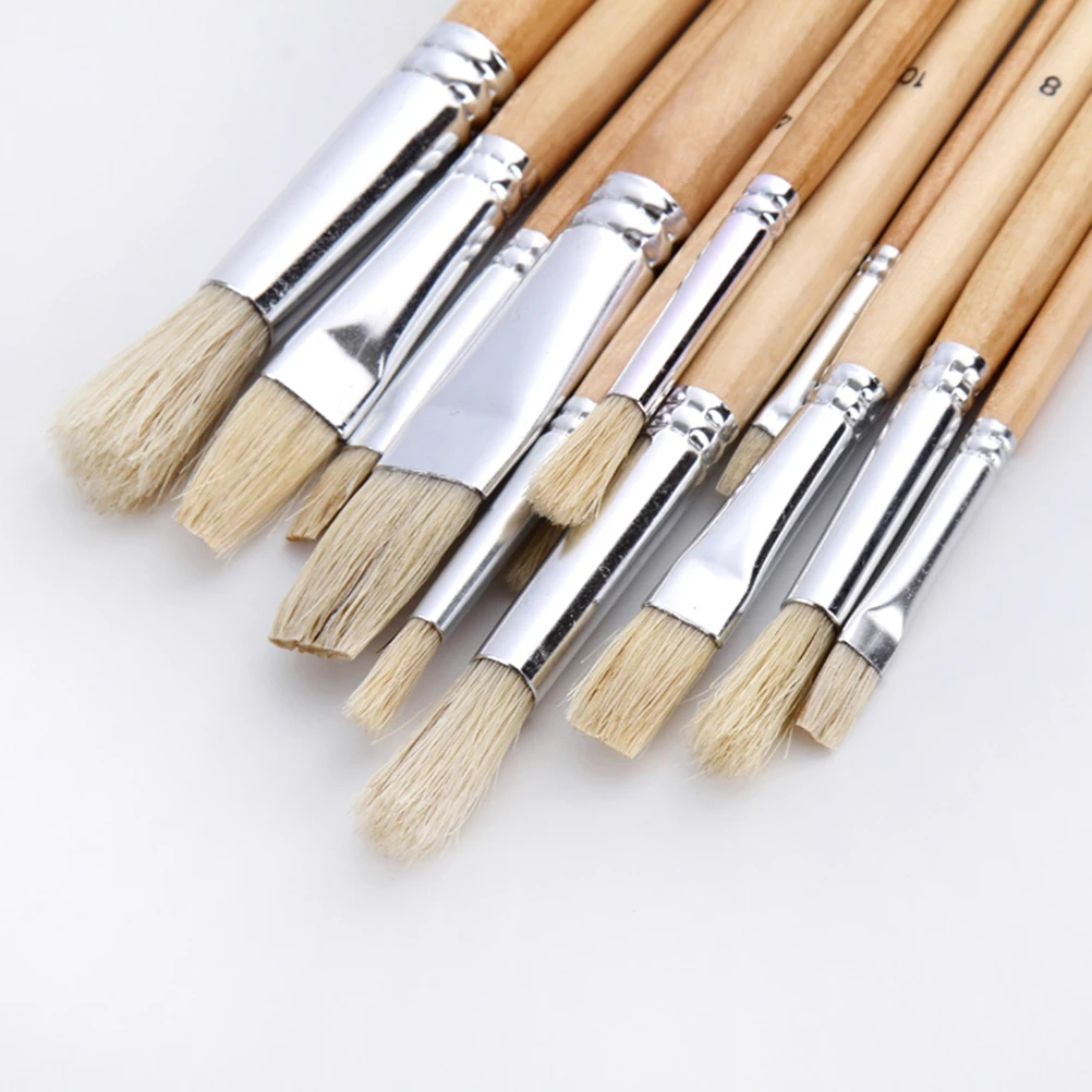 38 Paint Brush Set With Canvas Holder Synthetic Hair Art Brushes For Watercolor& Oil& Acrylic Painting