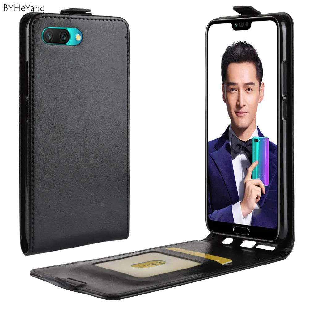 BYHeYang для Huawei Honor 10 чехол роскошный на Honor10 PU кожаный Fundas защита флип чехлы