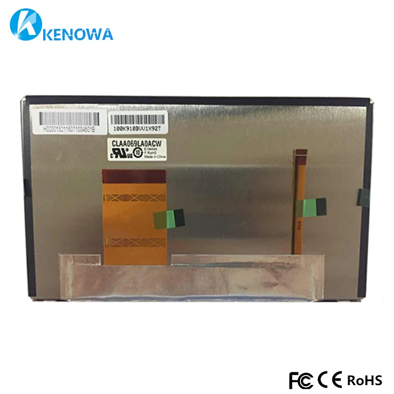 

6.9'' New Original LCD Display Repair Replacement CLAA069LA0ACW For BYD S6 L3 Car DVD GPS Navigation LCD Screen