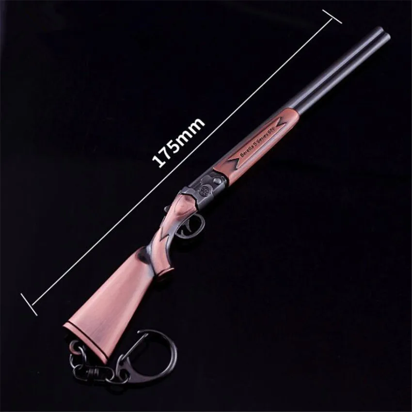  Game PUBG Playerunknown's Battlegrounds Cosplay Costumes Props Alloy S686 Weapon Arms Gun Model Key