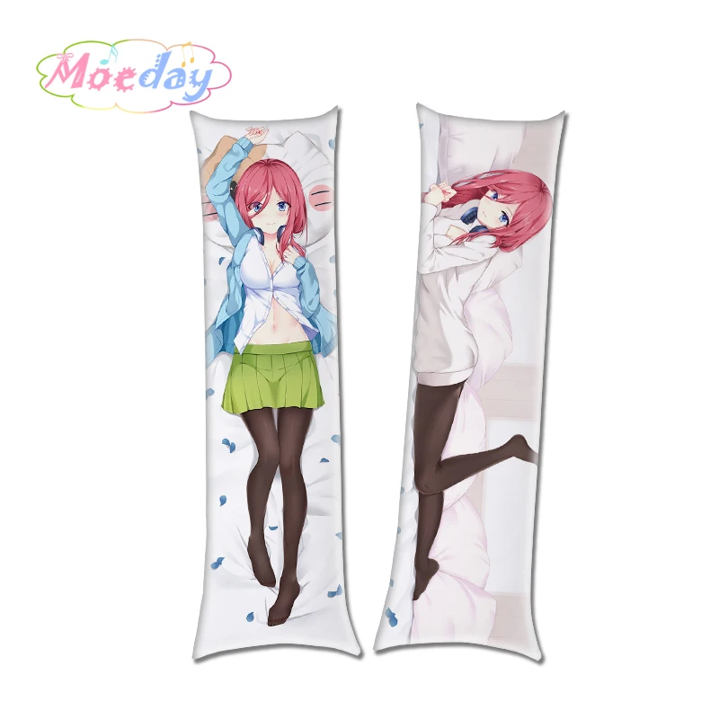 Quintestinal Quintuplets аниме персонажи Nakano Miku& Nakano Nino Dakimakura длинная подушка для объятий чехол