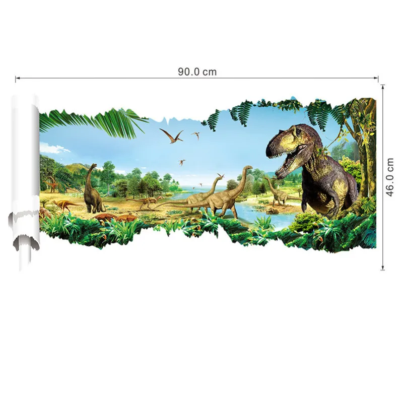 Мультфильм фильм наклейка на стену «динозавр» стена супергероя наклейки для детей комнаты детские обои комната мальчика художественные декоративные наклейки - Цвет: X003