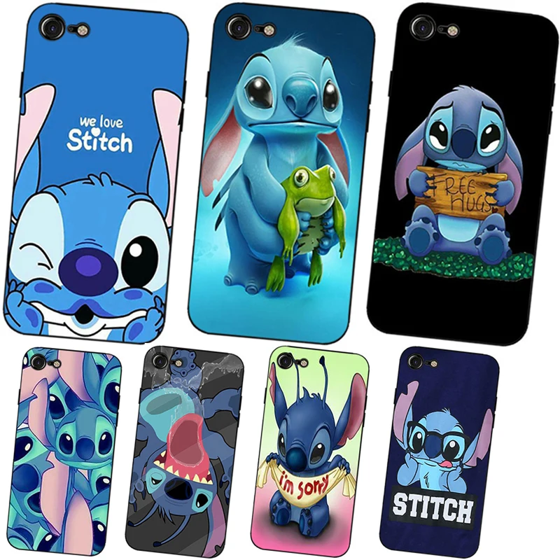 Lilo and Stitch movies Hard transparent phone case for iphone 6 7 8 plus X10 5 5C 4S cover cases