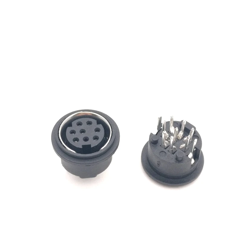200 шт./лот S терминал/гнездо гнездовой разъем PS2 6P 6Pin Round DIP|ps2 connector|jack connectordip connectors |