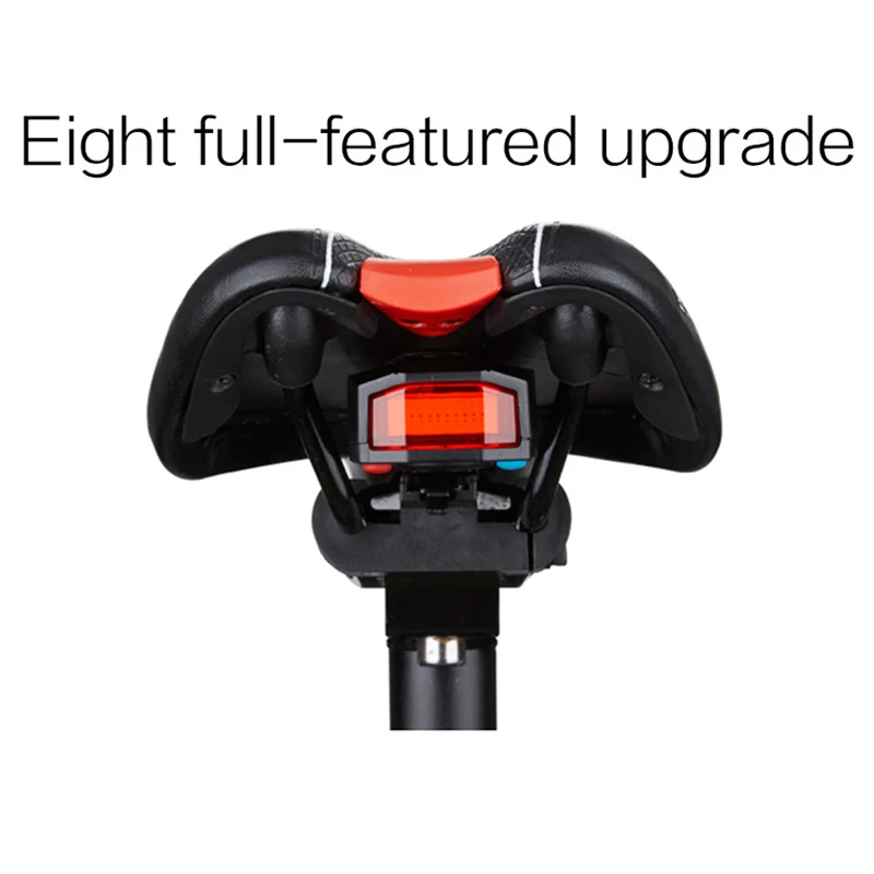 

A6 Bicycle Wireless Anti-Theft Remote Control Alarm Lock Bike Rear Light Tail light Waterproof MTB Smart Lamp Cycling Acc