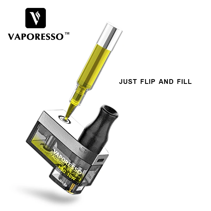 2pcs Original Vaporesso Aurora Play Pod Cartridge 2ml Capacity with 1.3ohm Coil E-cig Vape Pod for Vaporesso Aurora Play kit (2)