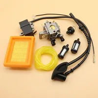 דלק פריימר bulb מסנן אויר Bulb פריימר סליל הצתה קרבורטור דלק צינורות Tune Up Kit Fit STIHL FS120 FS200 FS250 גוזם Brushcutter (3)