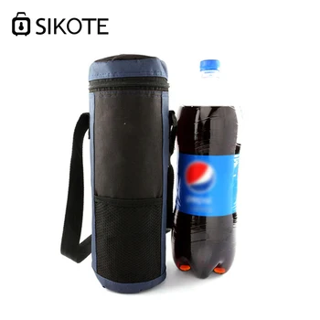 

SIKOTE 2L Waterproof Bottle Bag Thermal Cooler Bag for Bottle Oxford Fabric Insulated Cooler Bag with Long Belt Drink Bags