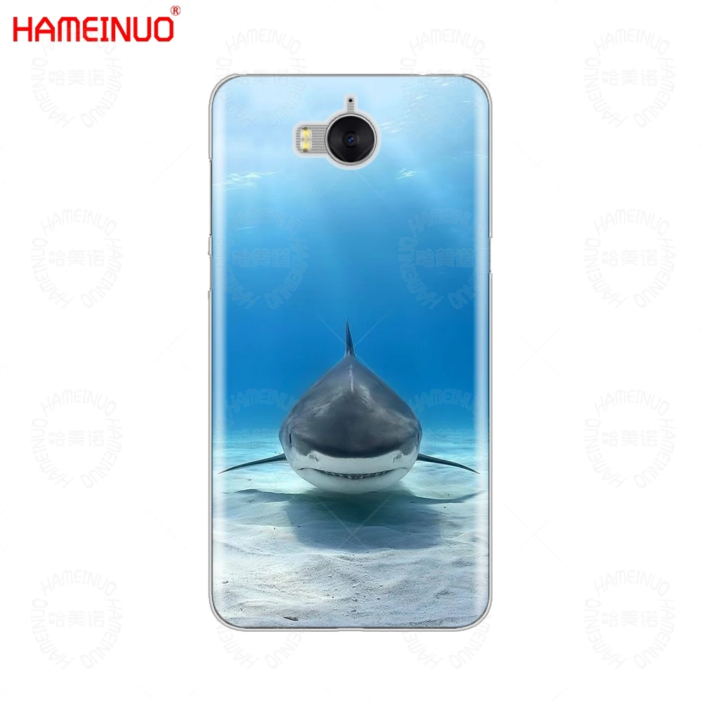 HAMEINUO чехол для сотового телефона с морскими китами акулами рыбами huawei honor 3C 4X 4C 5C 5X