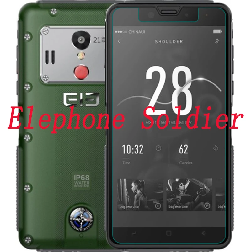 Смартфон 9H закаленное стекло для Elephone Soldier 5," Взрывозащищенная защитная пленка для экрана для телефона