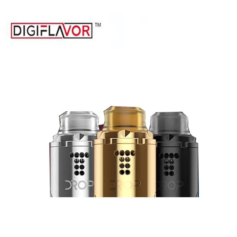 Оригинальный Digiflavor капля Solo RDA vape с двумя различными шапками в комплекте