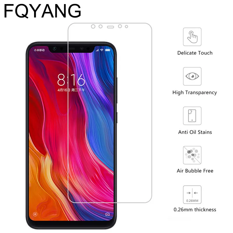 FQYANG 2PS 9H 2.5D Закаленное стекло протектор экрана для REDMI NOTE 3 PRO 3S 3X 4 4A 4X 5 PLUS Защитная